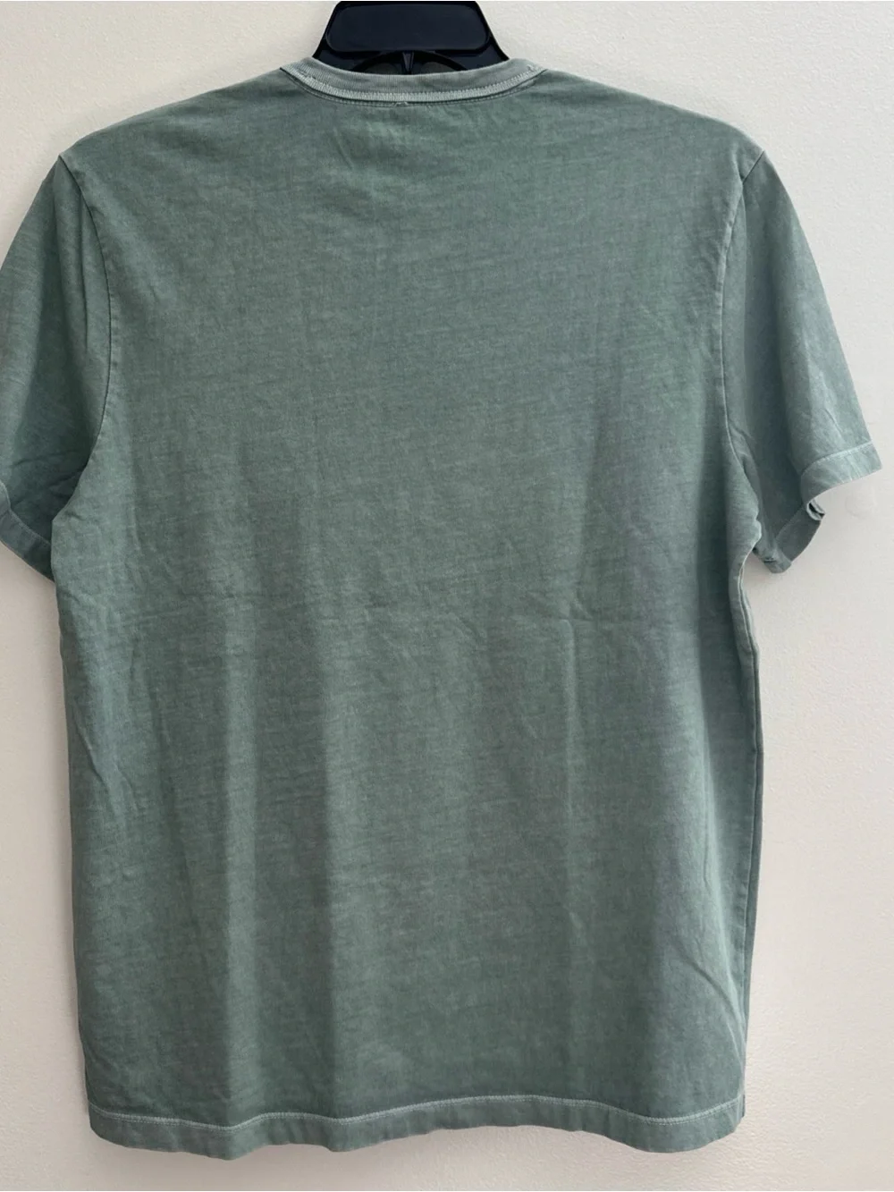 J.Crew Mens Garment Dyed Relaxed Fit T-Shirt Sage Green Size M Crew Neck
